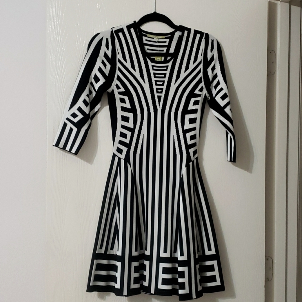 NWT Black and White Dress